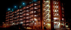 LED lighting parking garage exterior Scottsdale