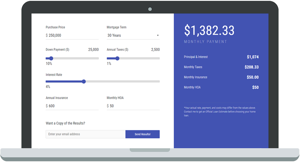 Mortgage Calculators Plugin for Wordpress